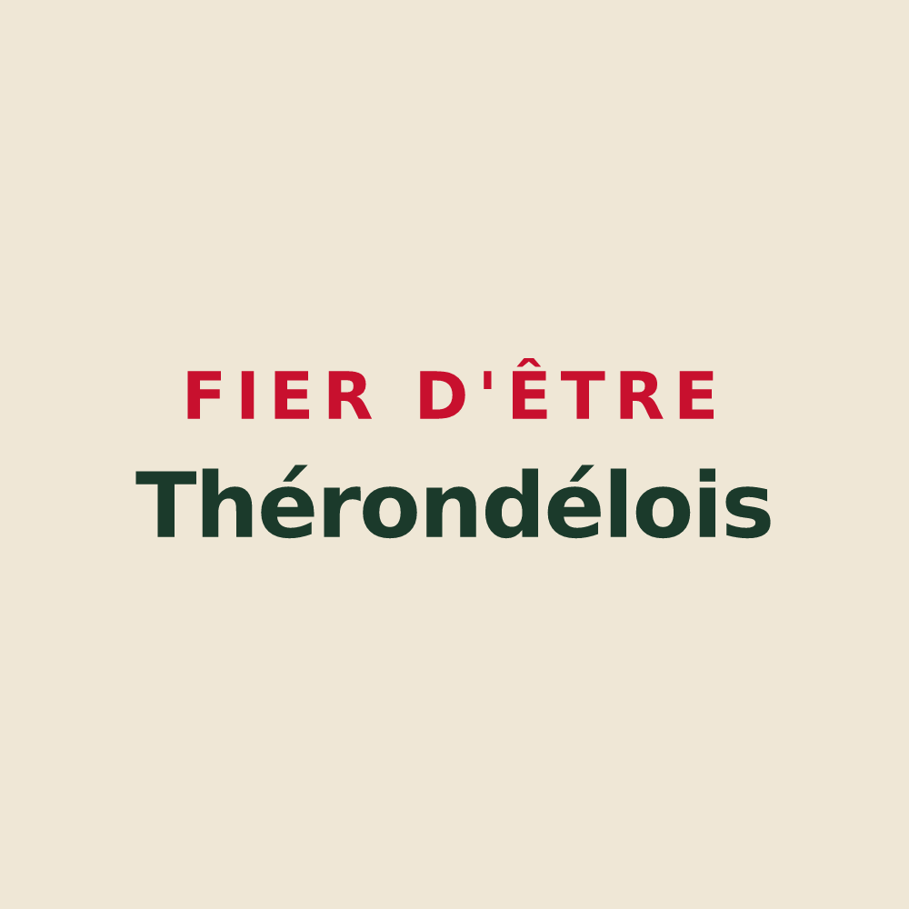 Tote bag « Fier d'être Thérondélois » — design pour Thérondels