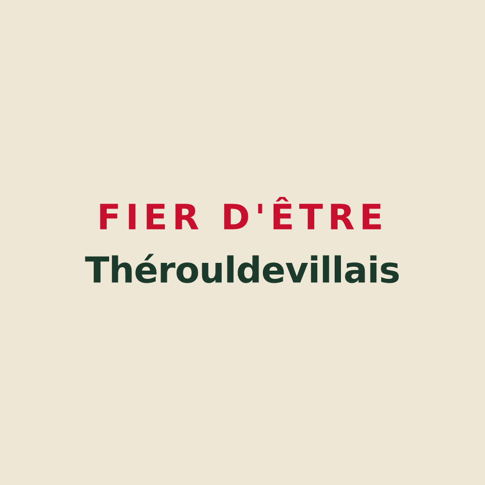 Tote bag « Fier d'être Thérouldevillais » — design pour Thérouldeville