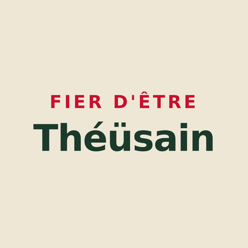Tote bag « Fier d'être Théüsain » — design pour Théus