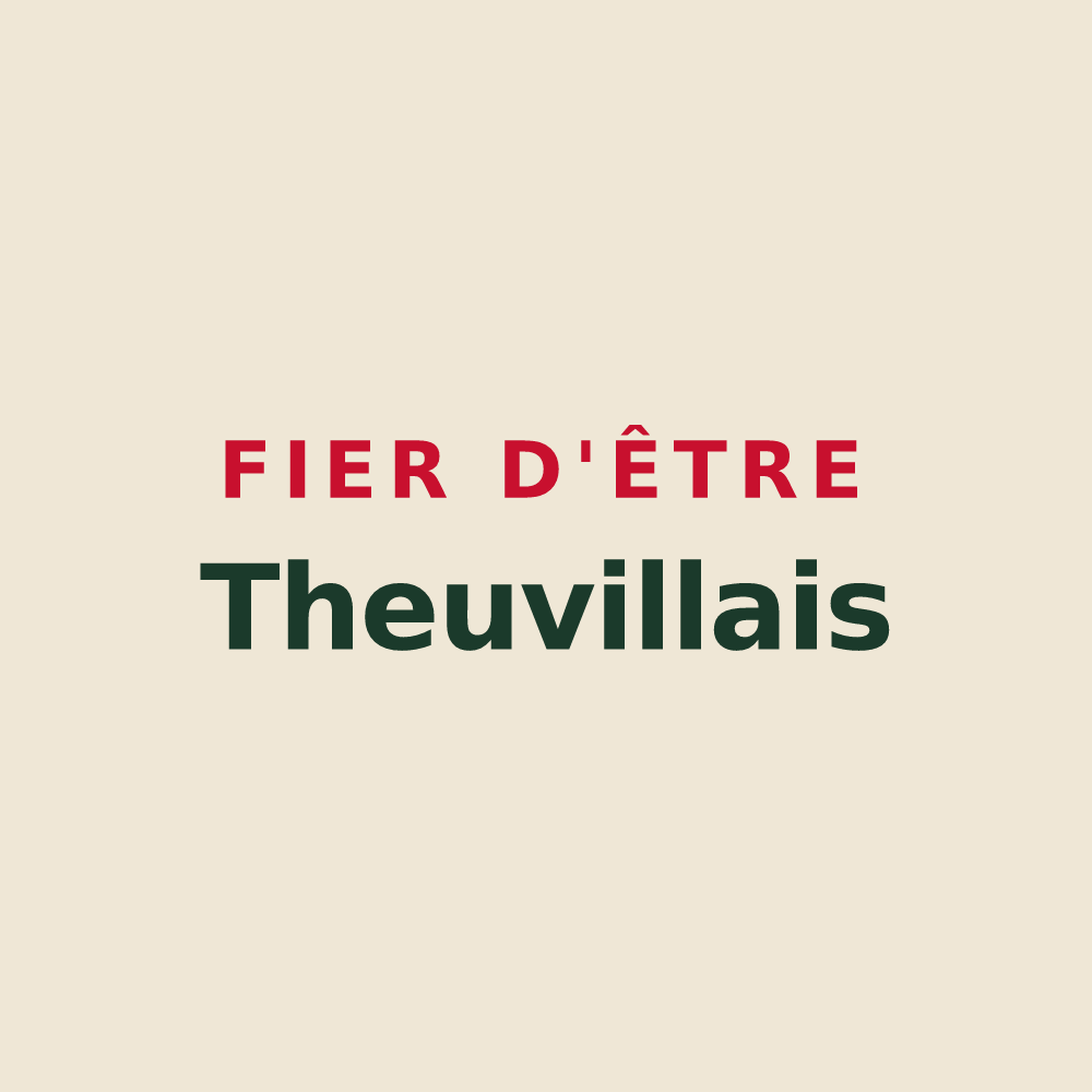 Tote bag « Fier d'être Theuvillais » — design pour Theuville-aux-Maillots