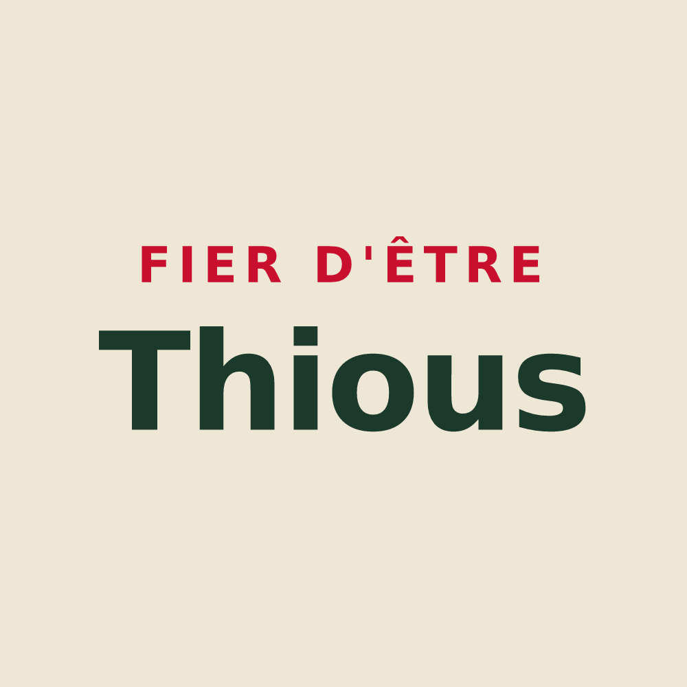Tote bag « Fier d'être Thious » — design pour They-sous-Montfort