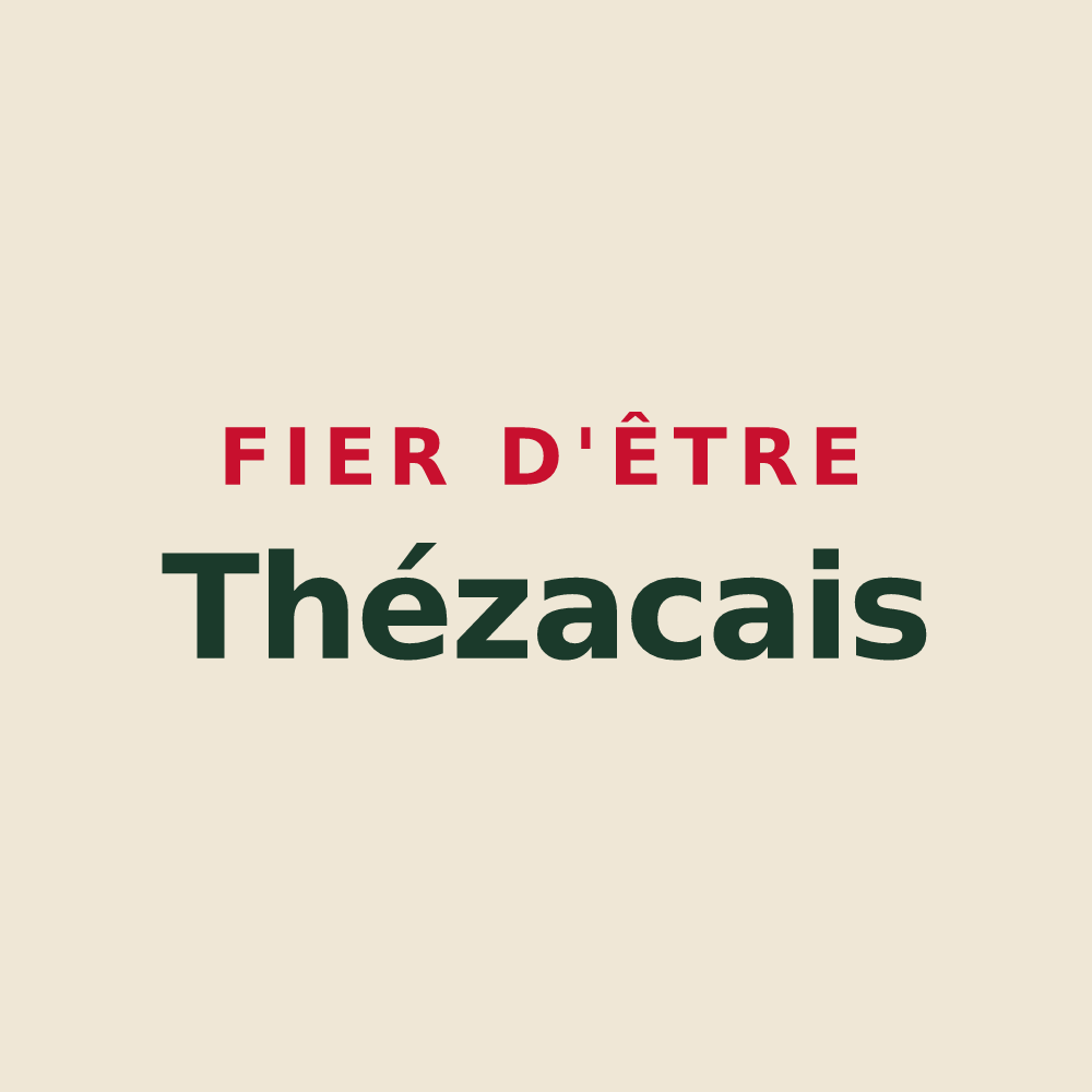Tote bag « Fier d'être Thézacais » — design pour Thézac