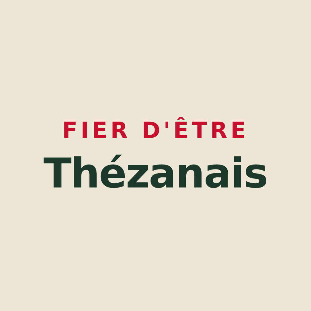 Tote bag « Fier d'être Thézanais » — design pour Thézan-lès-Béziers