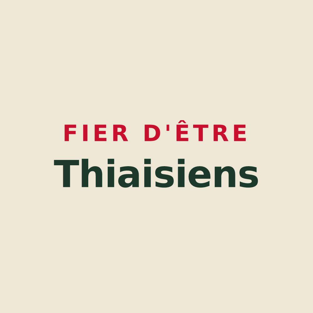 Tote bag « Fier d'être Thiaisiens » — design pour Thiais