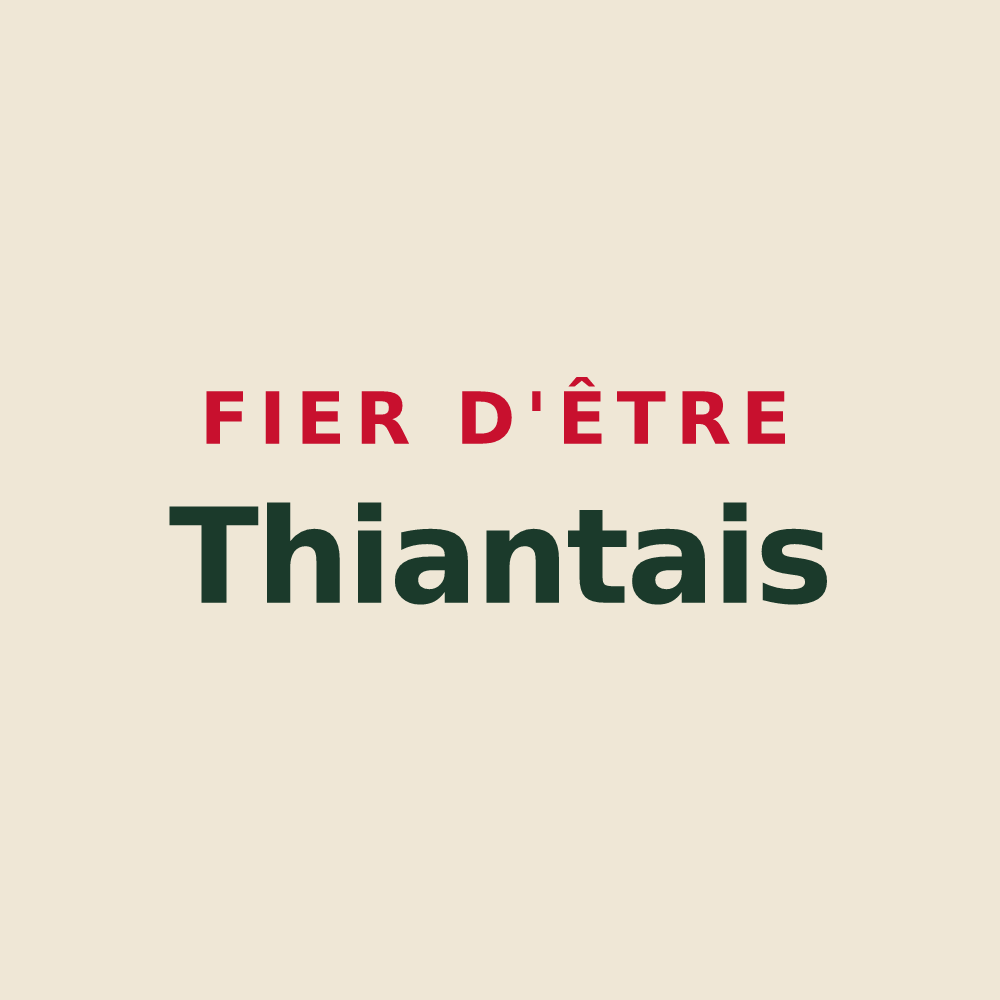 Tote bag « Fier d'être Thiantais » — design pour Thiant