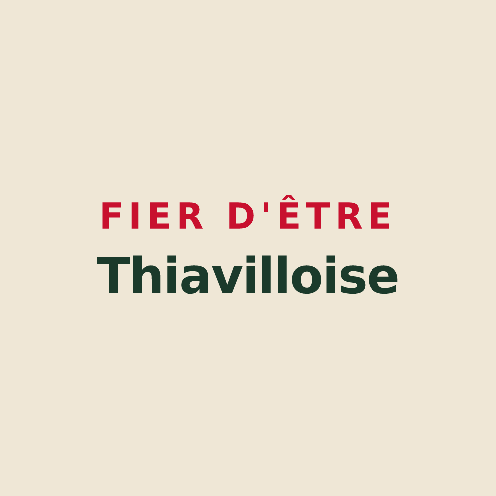 Tote bag « Fier d'être Thiavilloise » — design pour Thiaville-sur-Meurthe