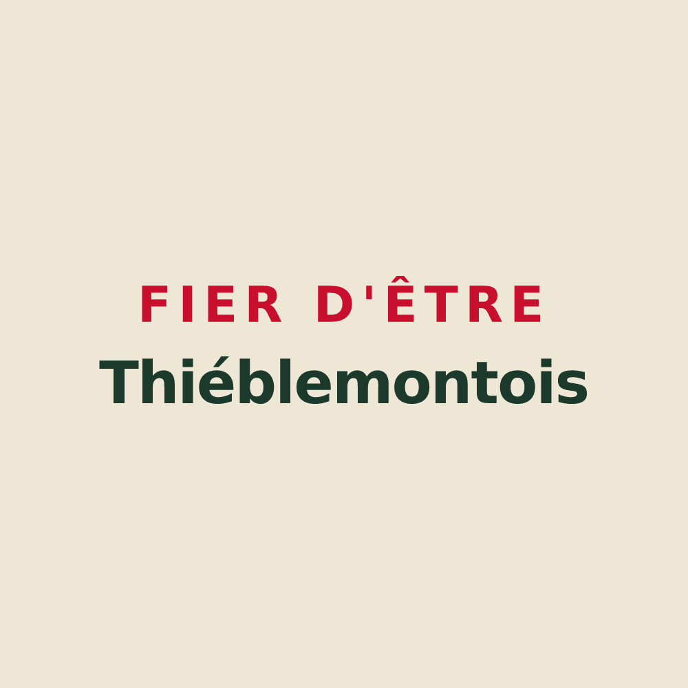 Tote bag « Fier d'être Thiéblemontois » — design pour Thiéblemont-Farémont