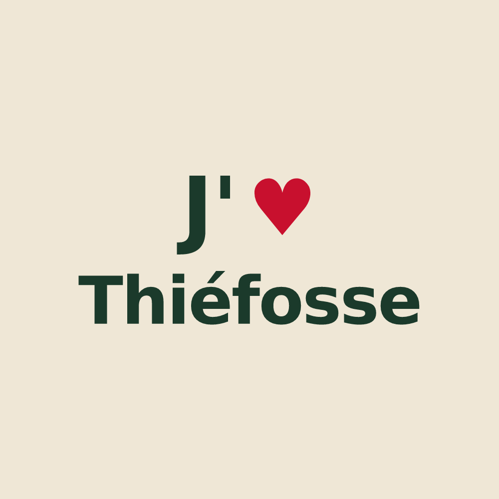 Tote bag personnalisé Thiéfosse — design J'aime Thiéfosse