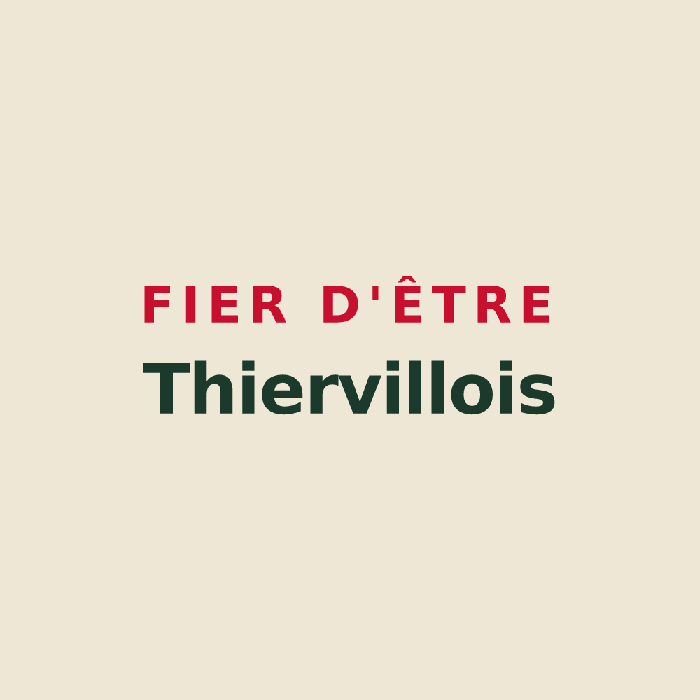 Tote bag « Fier d'être Thiervillois » — design pour Thierville-sur-Meuse