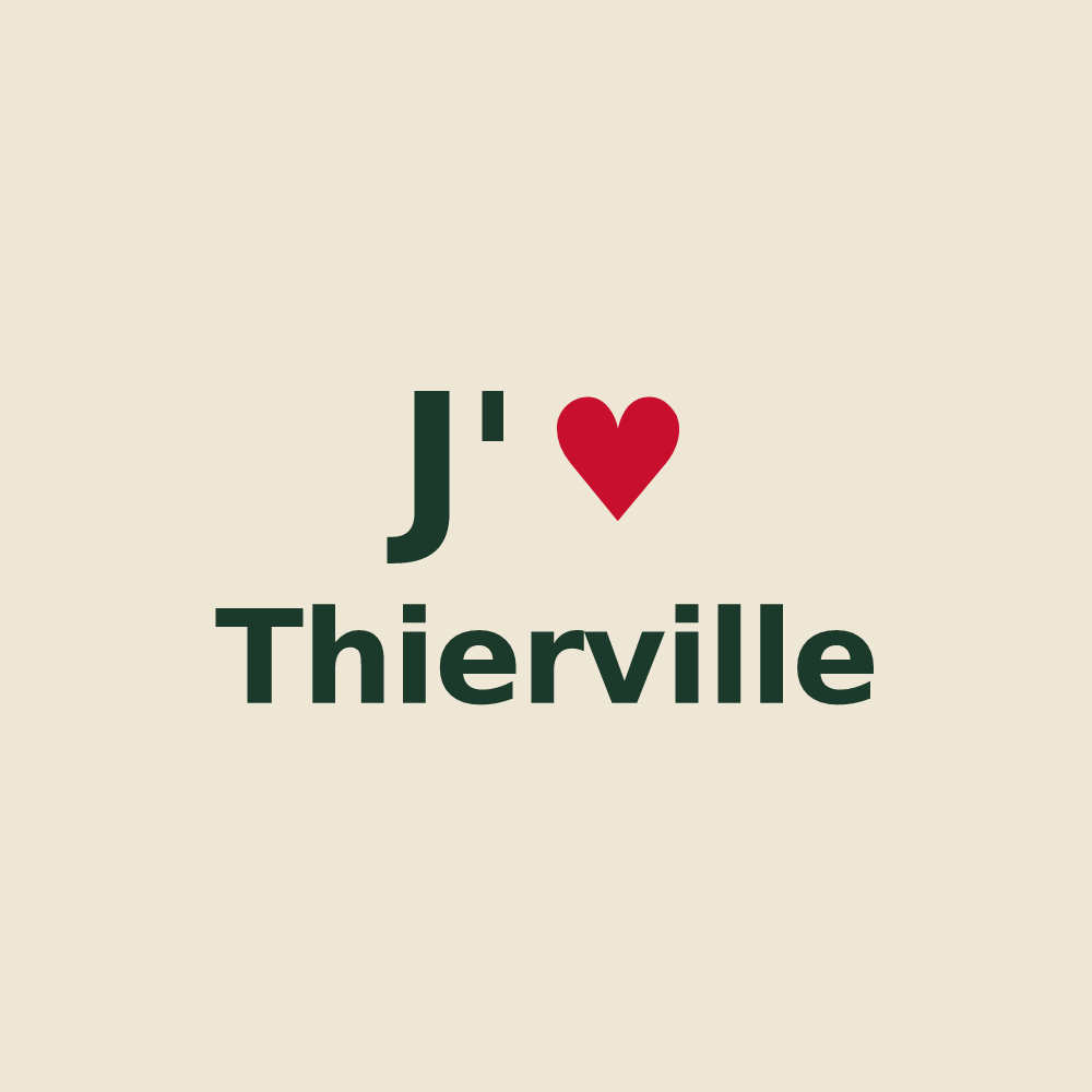 Tote bag personnalisé Thierville — design J'aime Thierville
