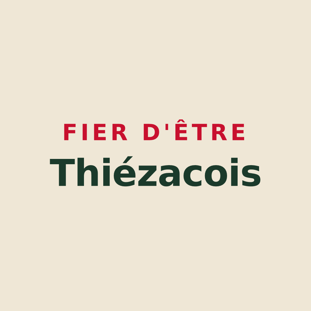 Tote bag « Fier d'être Thiézacois » — design pour Thiézac