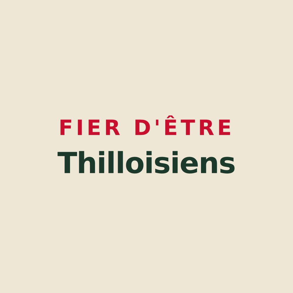 Tote bag « Fier d'être Thilloisiens » — design pour Thillois