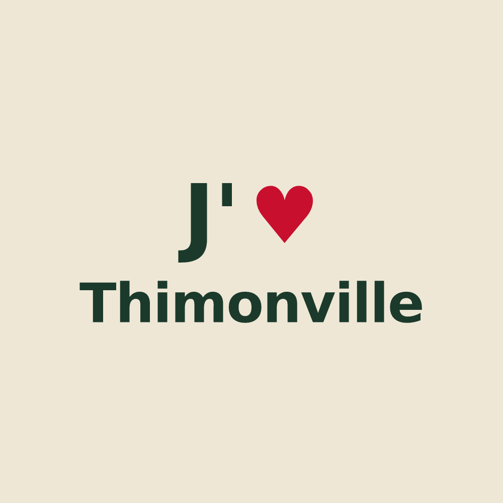Tote bag personnalisé Thimonville — design J'aime Thimonville