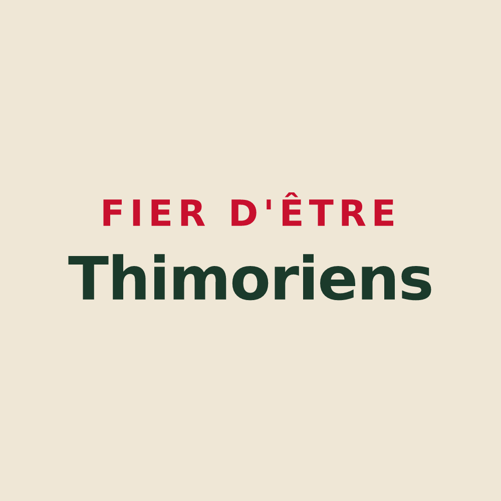 Tote bag « Fier d'être Thimoriens » — design pour Thimory