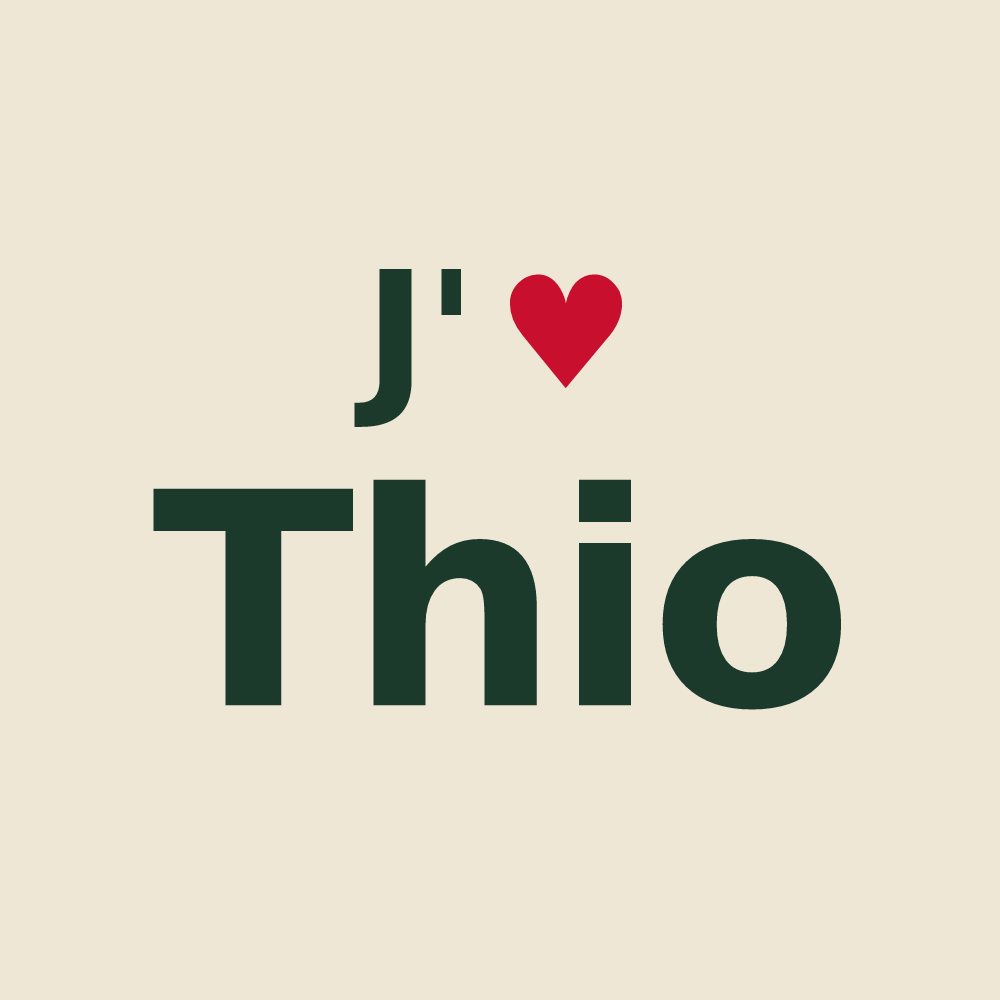 Tote bag personnalisé Thio — design J'aime Thio