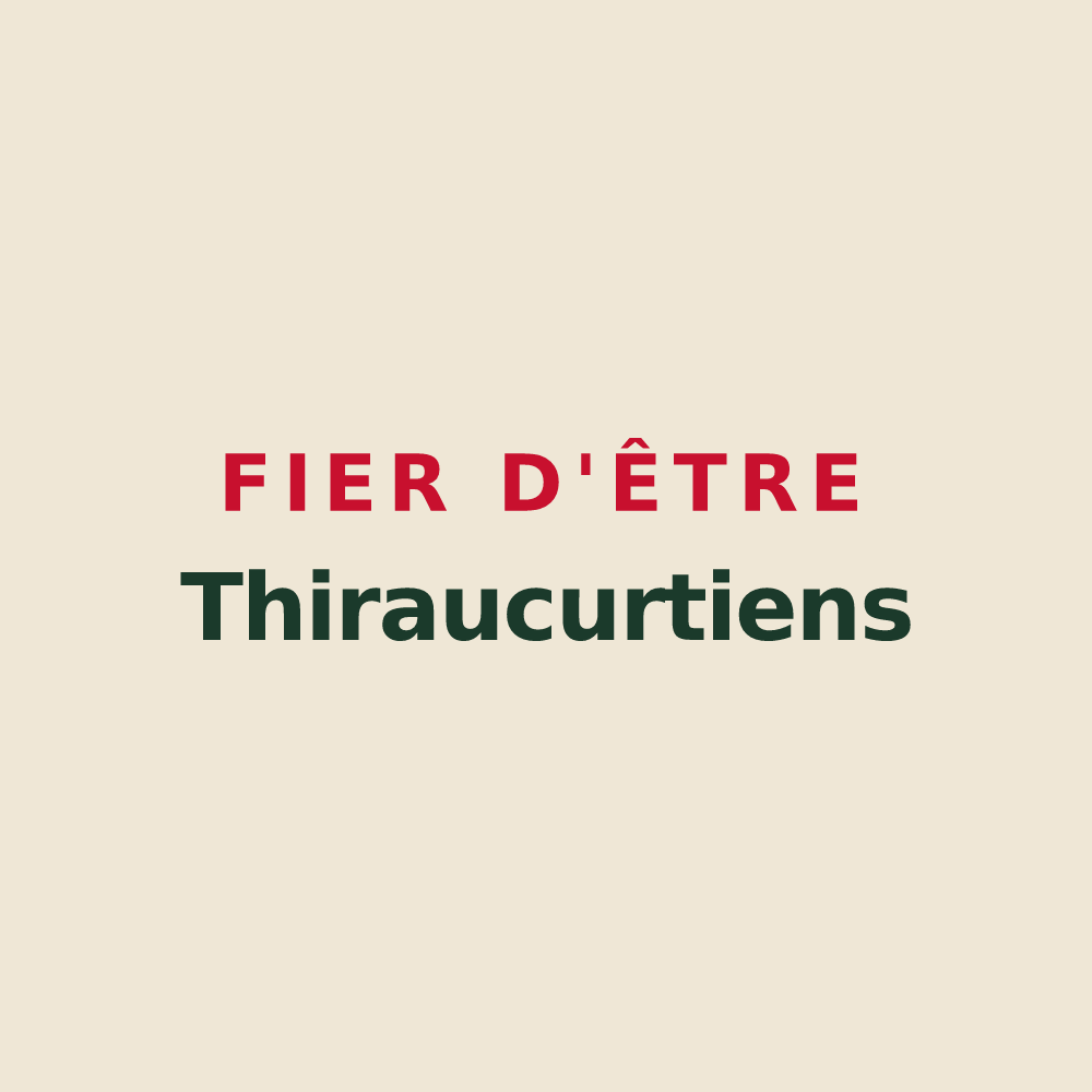 Tote bag « Fier d'être Thiraucurtiens » — design pour Thiraucourt