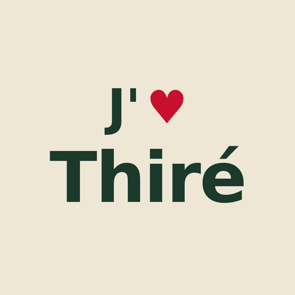Tote bag personnalisé Thiré — design J'aime Thiré