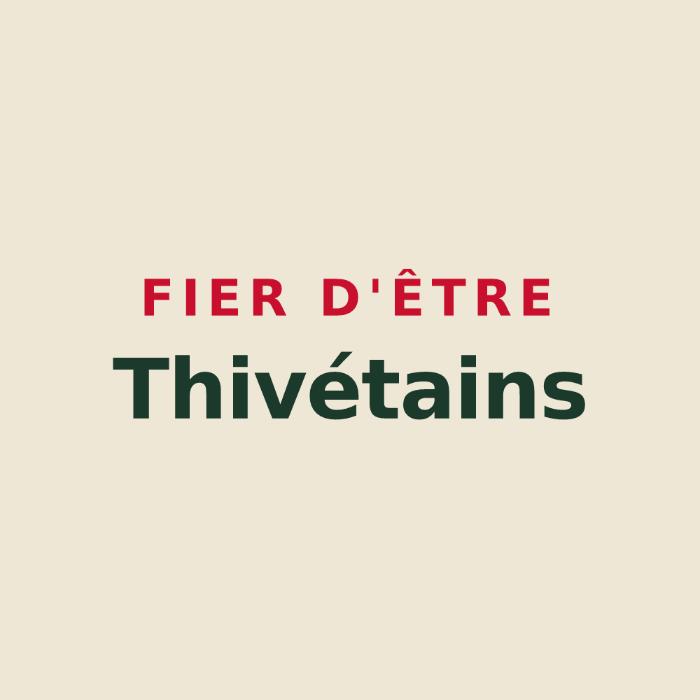 Tote bag « Fier d'être Thivétains » — design pour Thivet