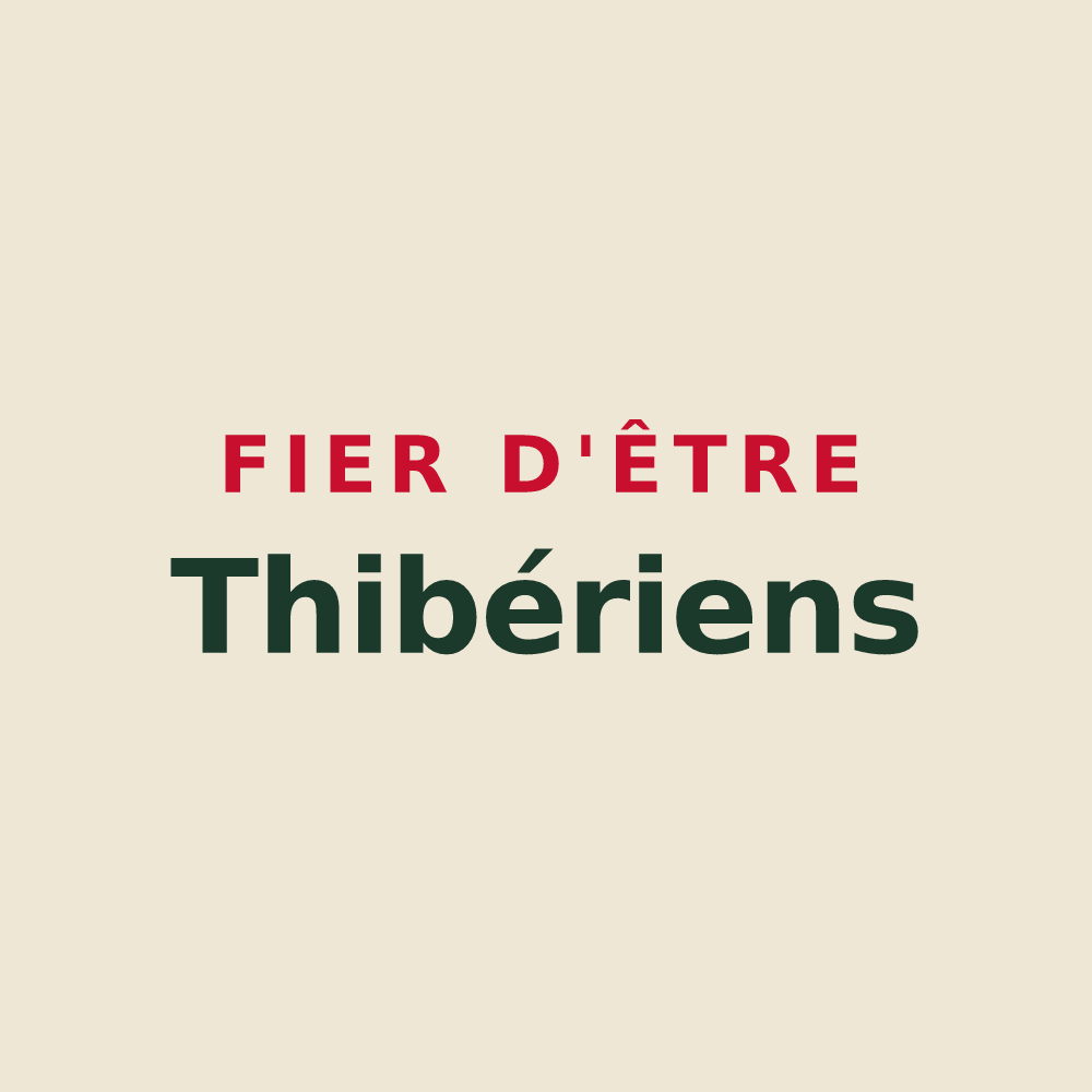 Tote bag « Fier d'être Thibériens » — design pour Thiviers
