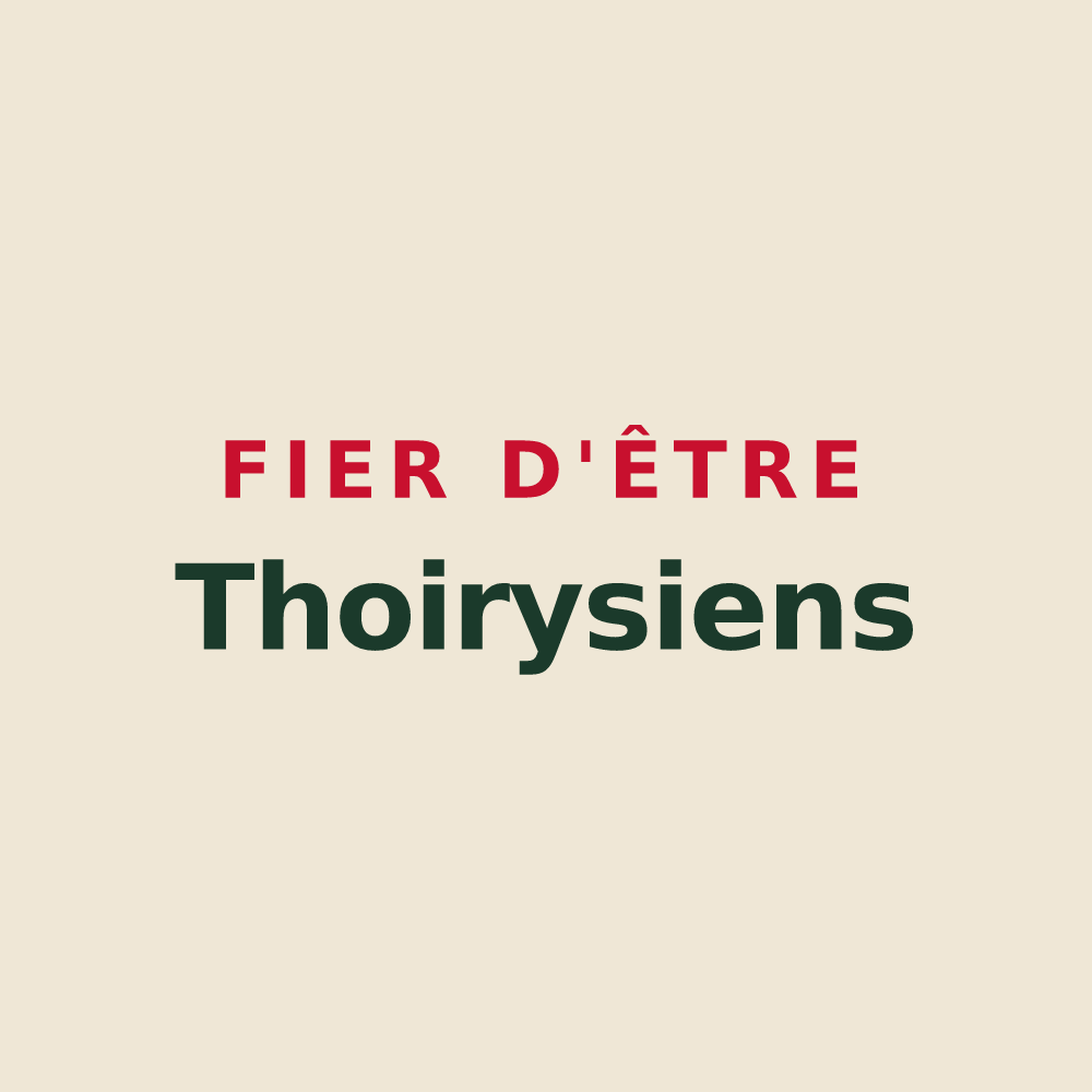 Tote bag « Fier d'être Thoirysiens » — design pour Thoiry