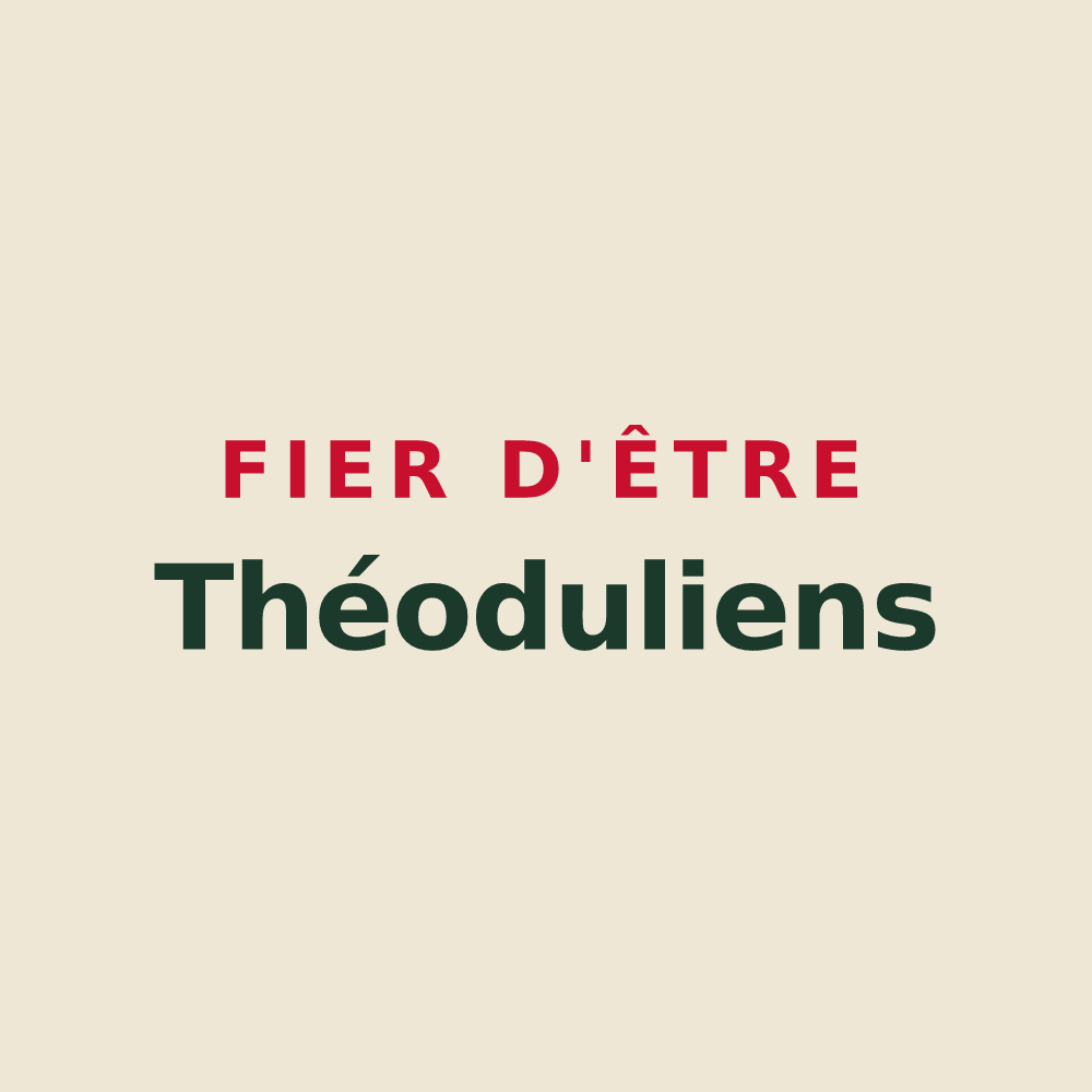 Tote bag « Fier d'être Théoduliens » — design pour Thoix