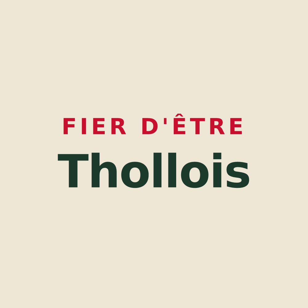 Tote bag « Fier d'être Thollois » — design pour Thol-lès-Millières