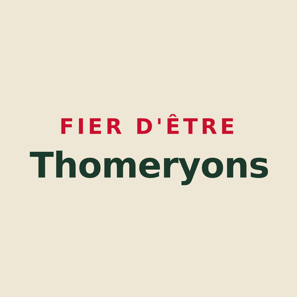 Tote bag « Fier d'être Thomeryons » — design pour Thomery