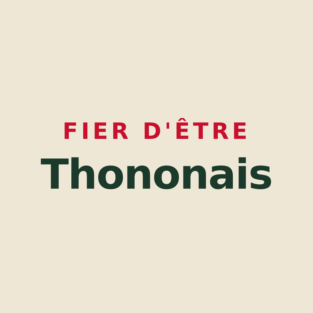 Tote bag « Fier d'être Thononais » — design pour Thonon-les-Bains