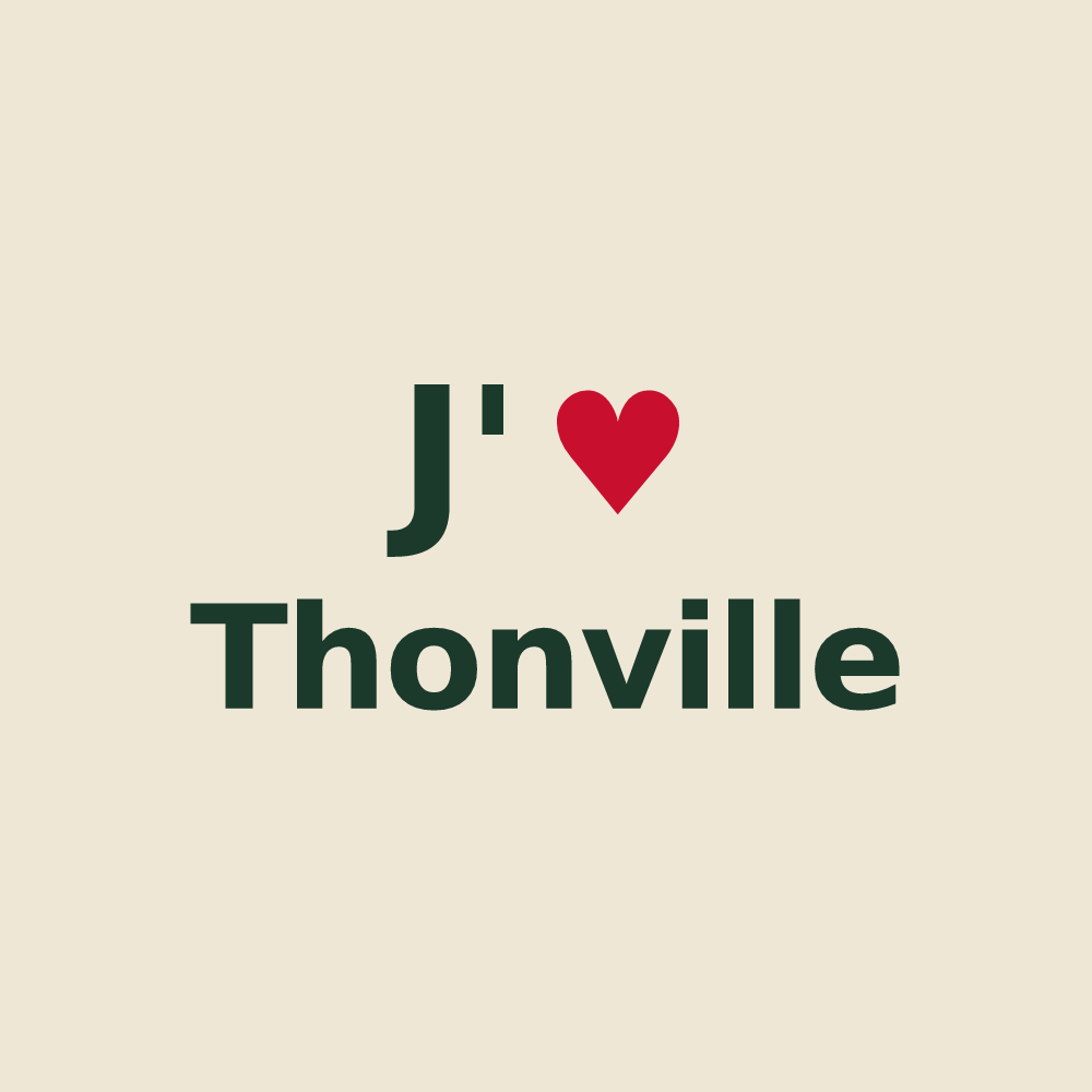 Tote bag personnalisé Thonville — design J'aime Thonville