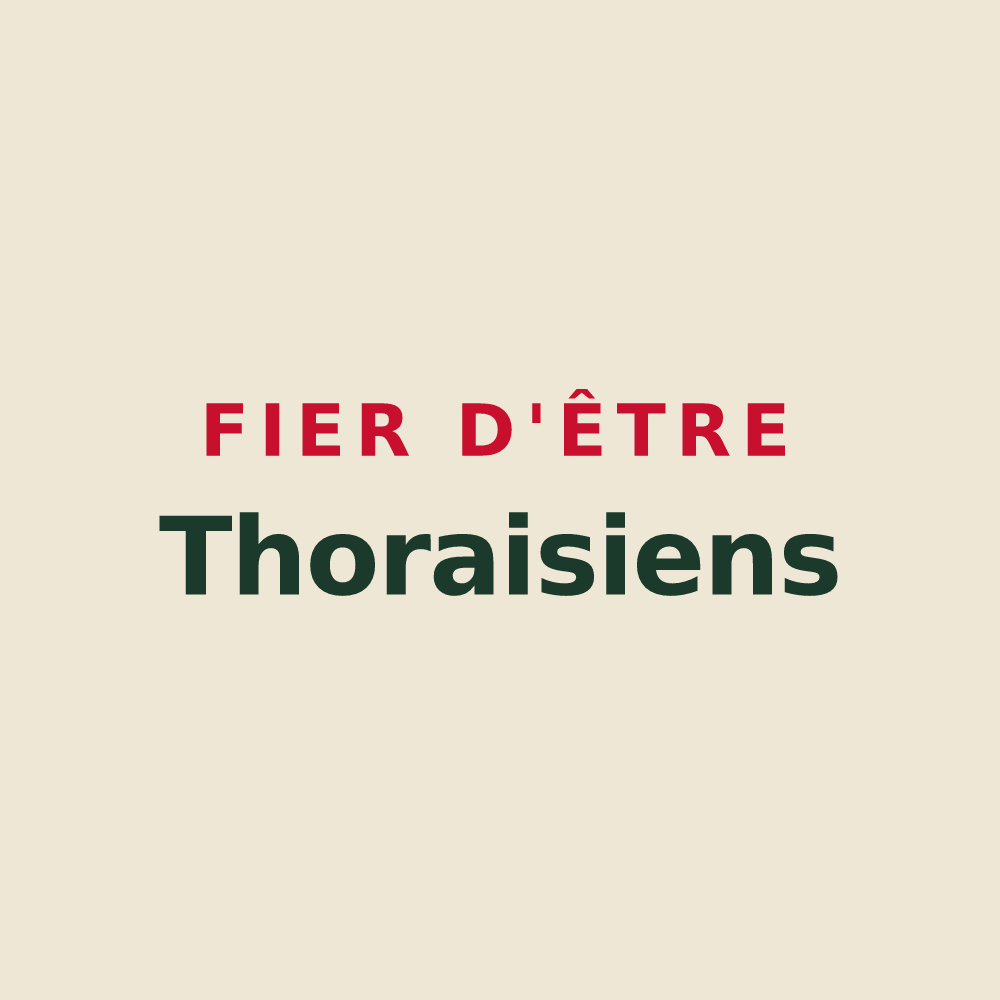 Tote bag « Fier d'être Thoraisiens » — design pour Thoraise