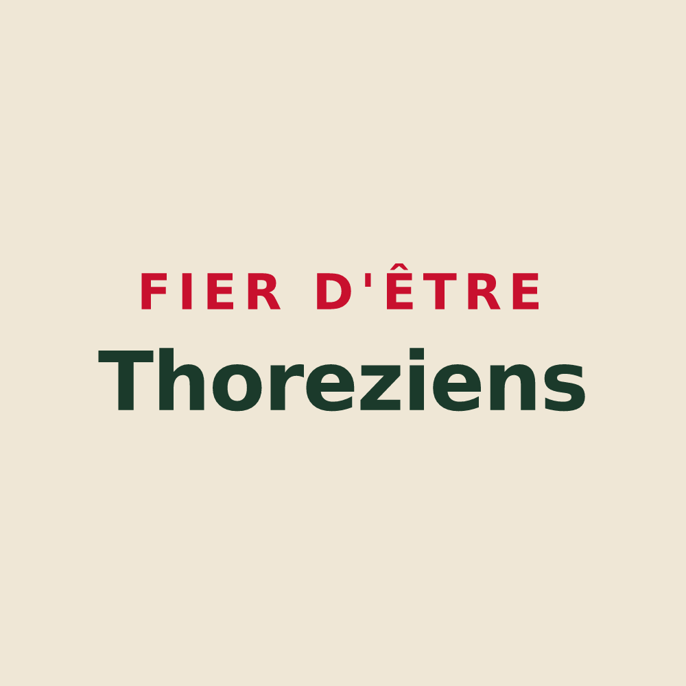 Tote bag « Fier d'être Thoreziens » — design pour Thoré-la-Rochette