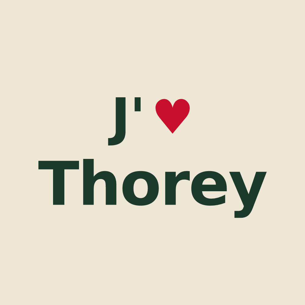 Tote bag personnalisé Thorey — design J'aime Thorey