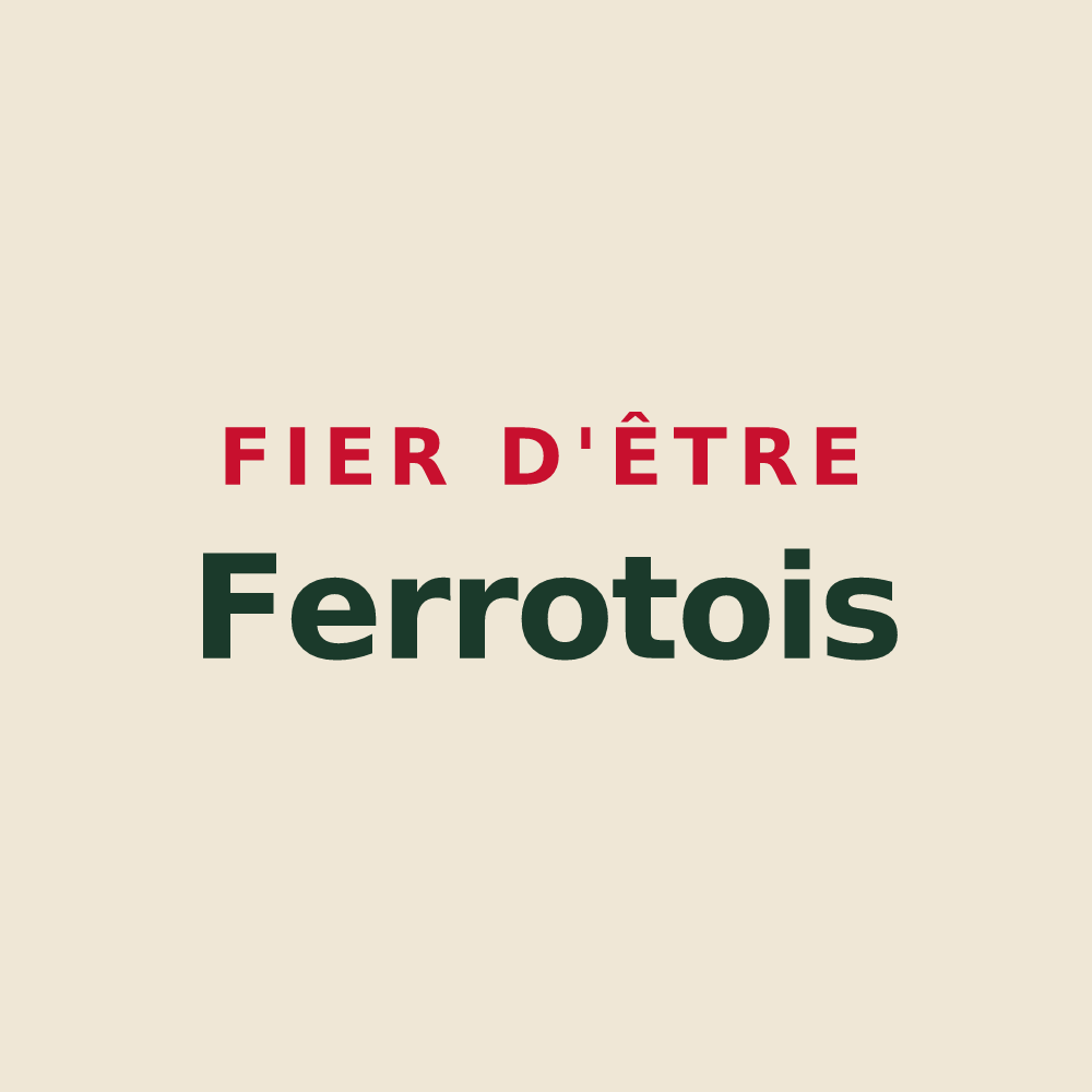Tote bag « Fier d'être Ferrotois » — design pour Thoury-Férottes