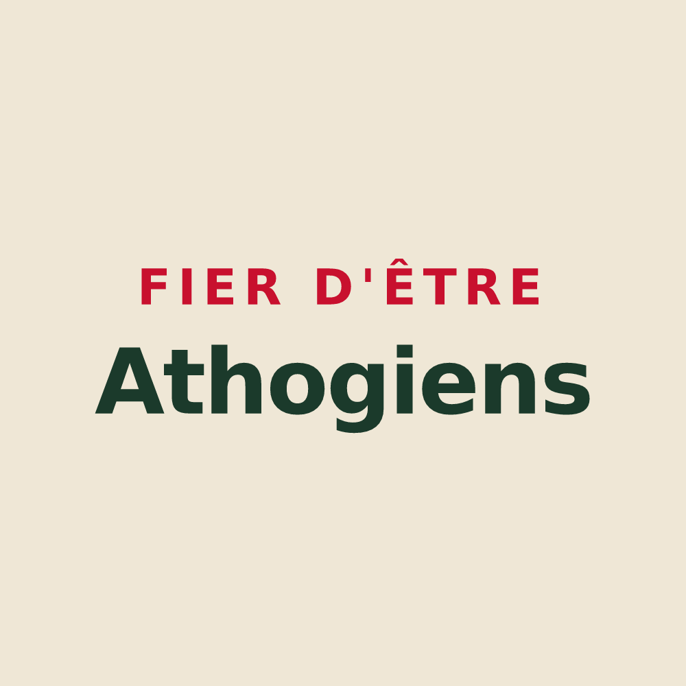 Tote bag « Fier d'être Athogiens » — design pour Thueyts