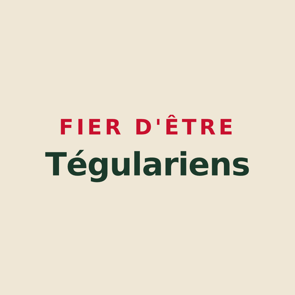 Tote bag « Fier d'être Tégulariens » — design pour Thuillières