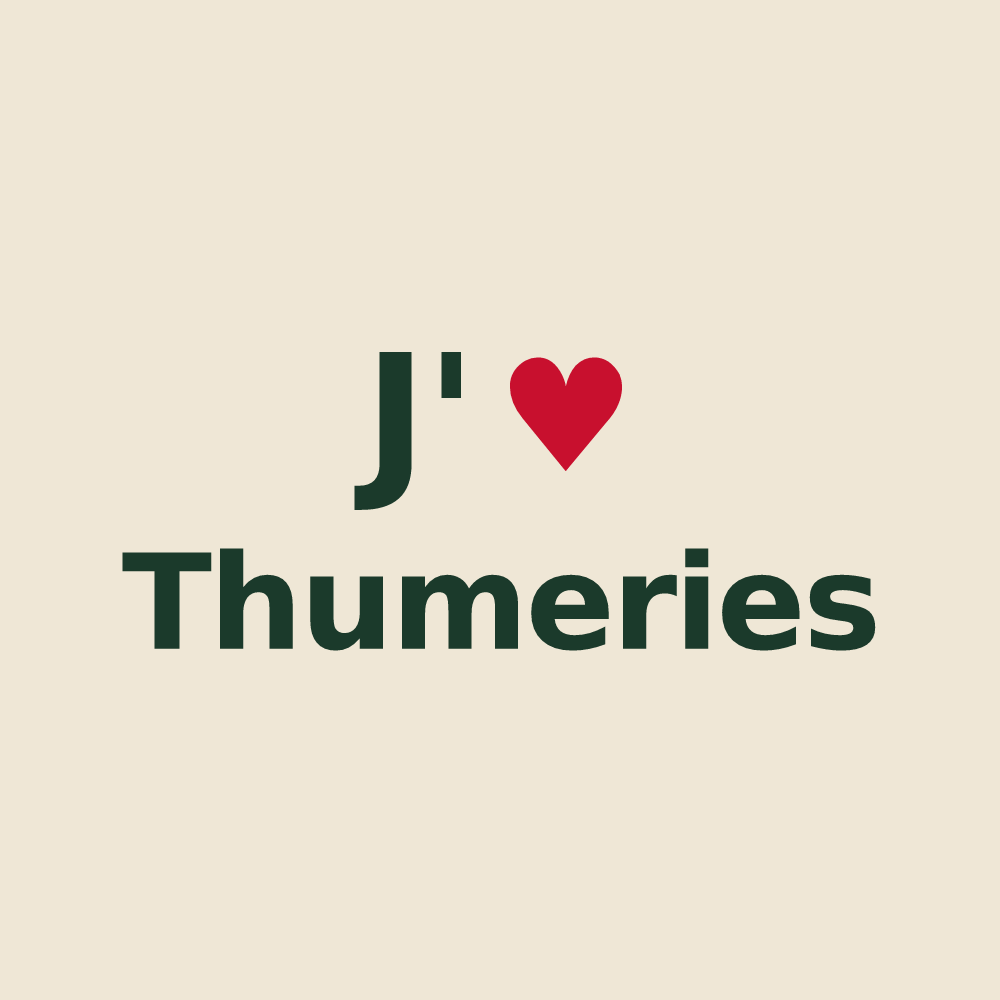 Tote bag personnalisé Thumeries — design J'aime Thumeries