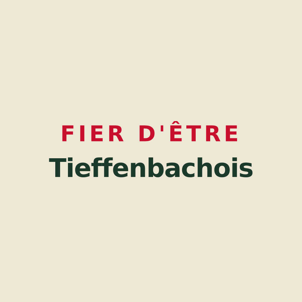 Tote bag « Fier d'être Tieffenbachois » — design pour Tieffenbach