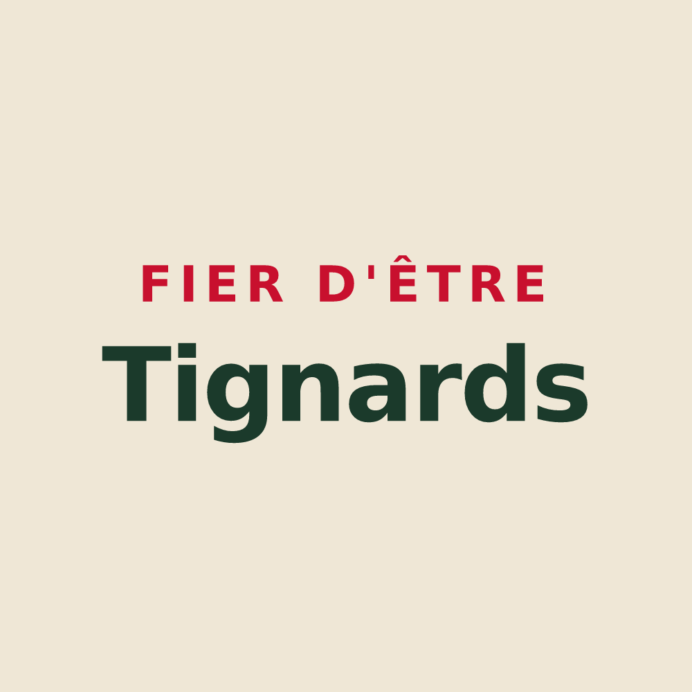 Tote bag « Fier d'être Tignards » — design pour Tignes