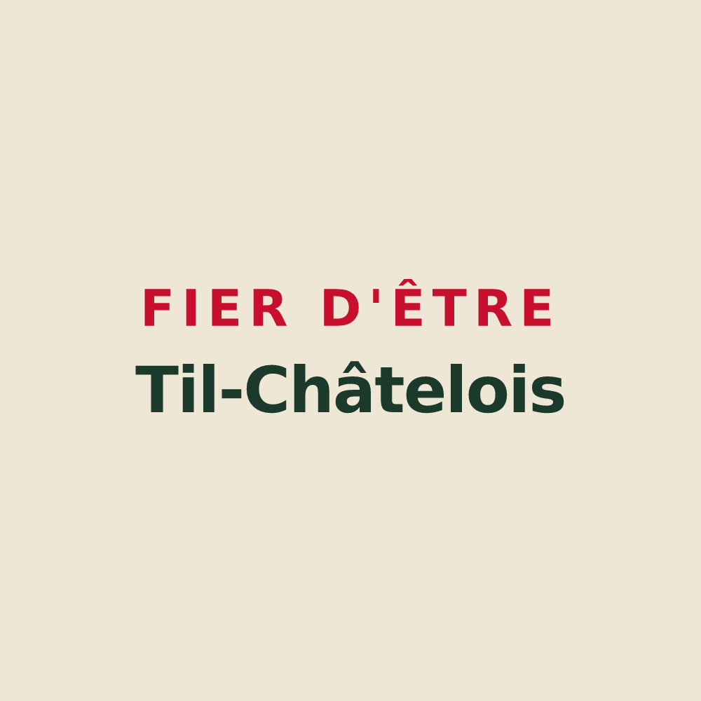 Tote bag « Fier d'être Til-Châtelois » — design pour Til-Châtel