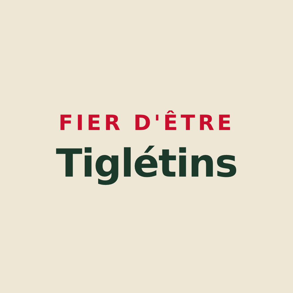 Tote bag « Fier d'être Tiglétins » — design pour Tillay-le-Péneux