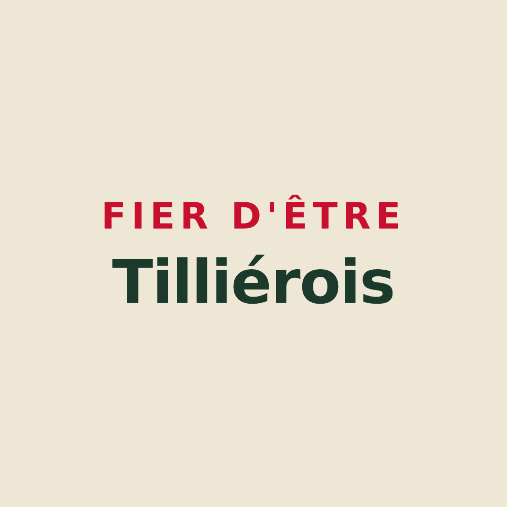 Tote bag « Fier d'être Tilliérois » — design pour Tillières-sur-Avre