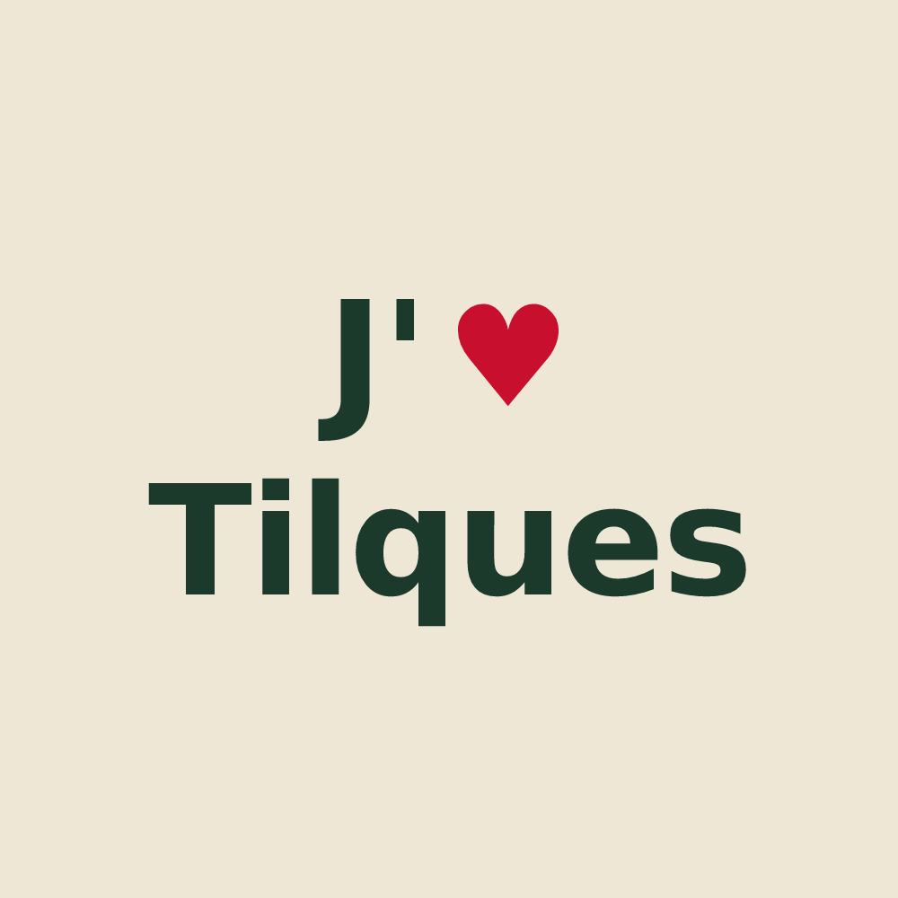Tote bag personnalisé Tilques — design J'aime Tilques