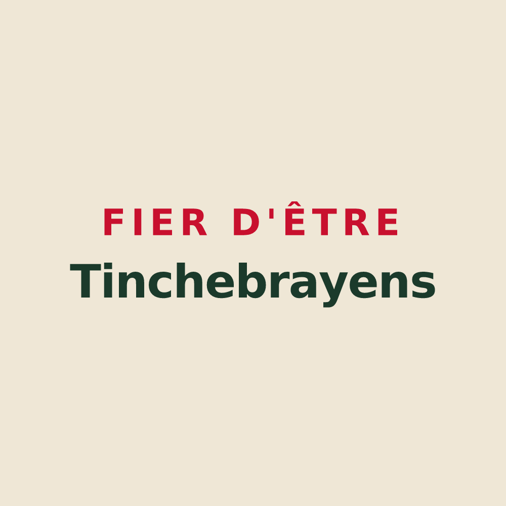 Tote bag « Fier d'être Tinchebrayens » — design pour Tinchebray-Bocage