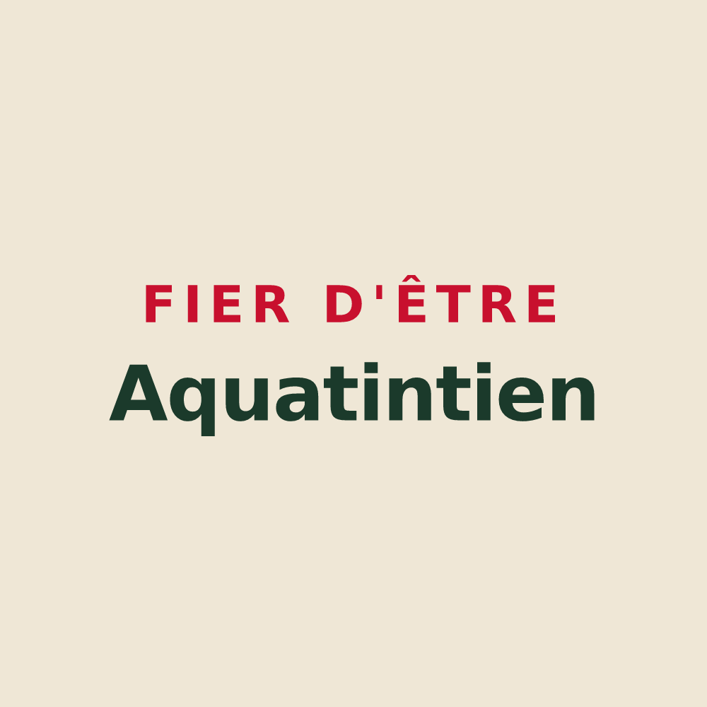 Tote bag « Fier d'être Aquatintien » — design pour Tinqueux