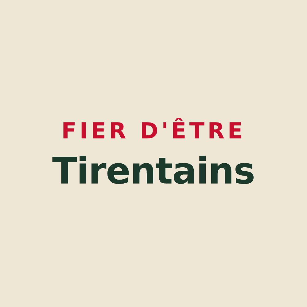 Tote bag « Fier d'être Tirentains » — design pour Tirent-Pontéjac