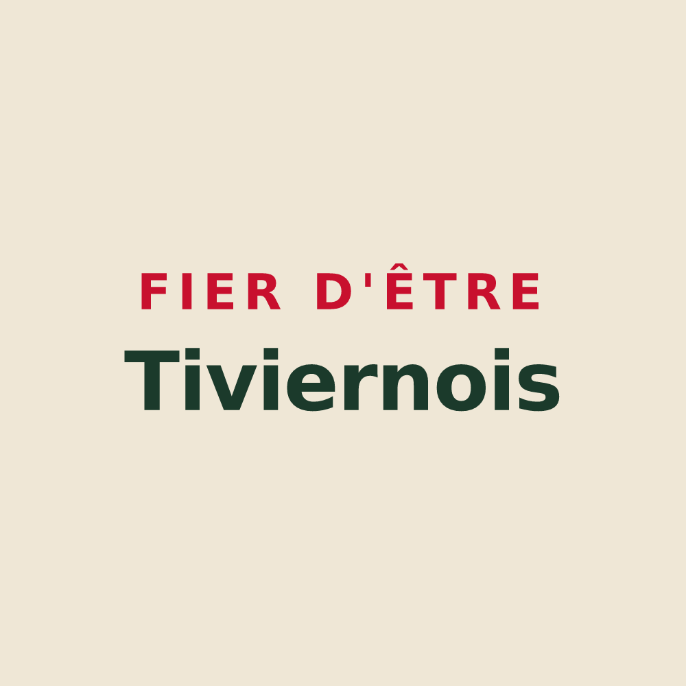 Tote bag « Fier d'être Tiviernois » — design pour Tiviers