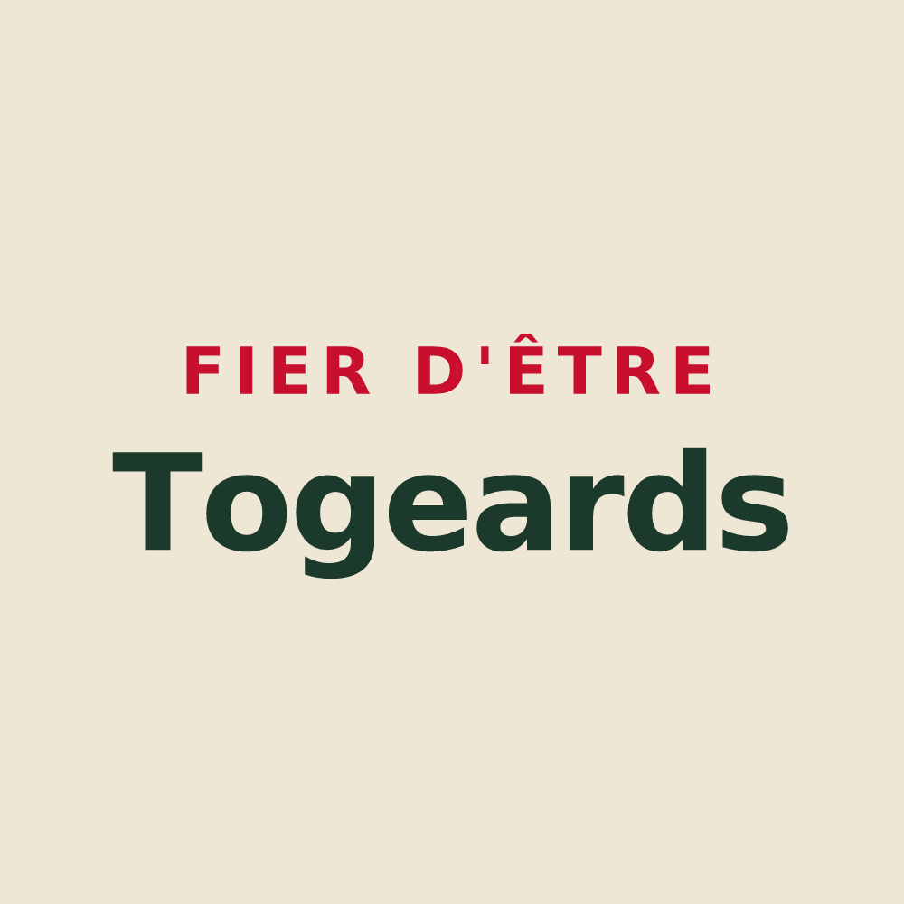 Tote bag « Fier d'être Togeards » — design pour Toges