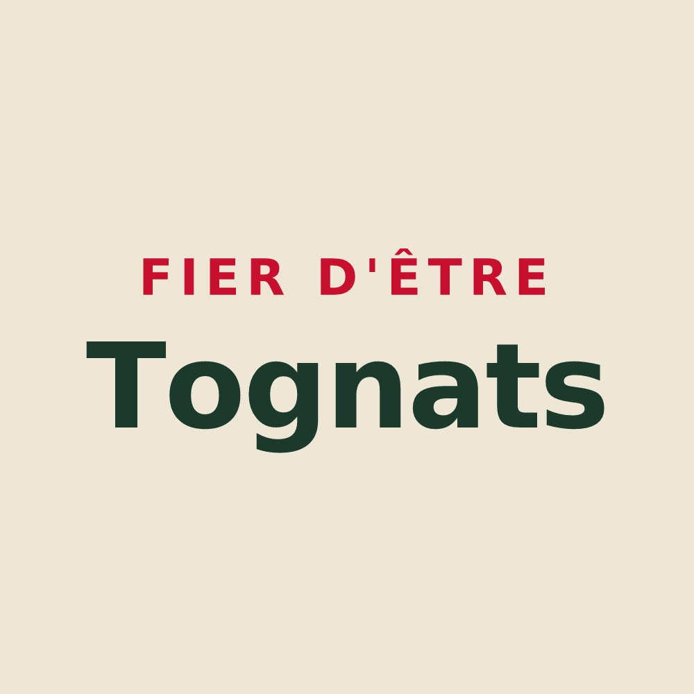 Tote bag « Fier d'être Tognats » — design pour Togny-aux-Bœufs