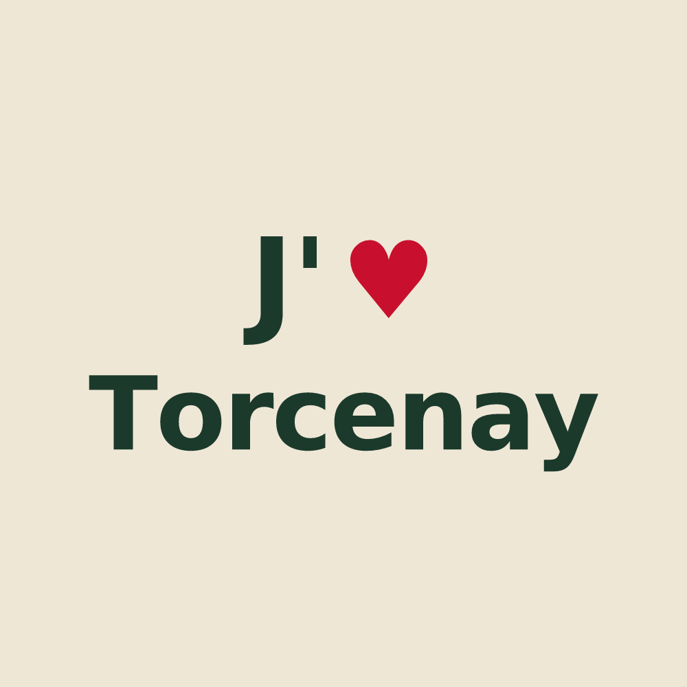 Tote bag personnalisé Torcenay — design J'aime Torcenay