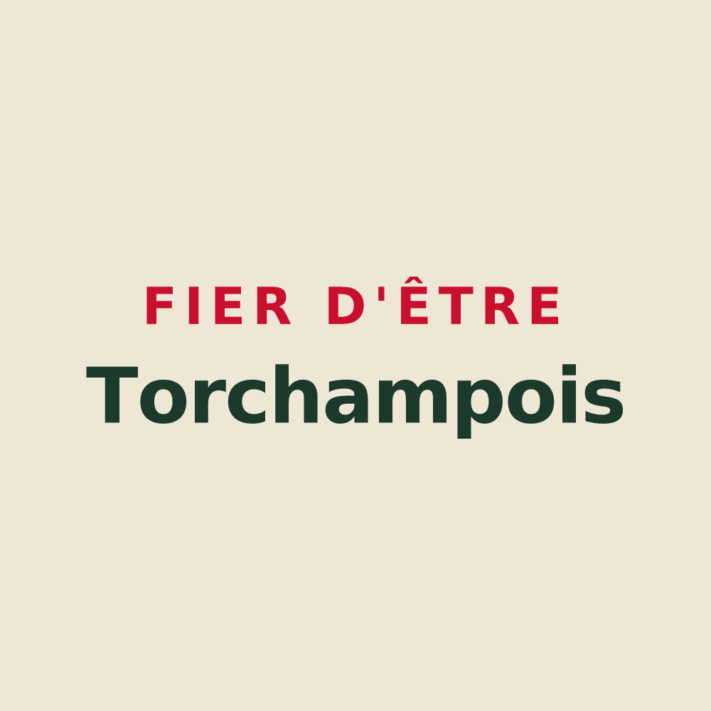 Tote bag « Fier d'être Torchampois » — design pour Torchamp
